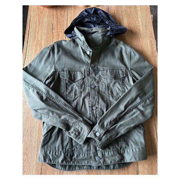 Levi's Men's Utility Arm Green Jacket Size Medium - Picture 1 of 8